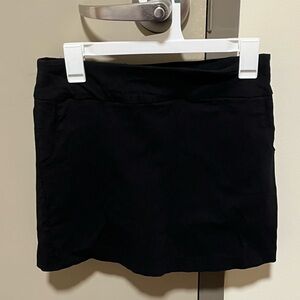 Zac & Rachel Petite Black Denim Skirt